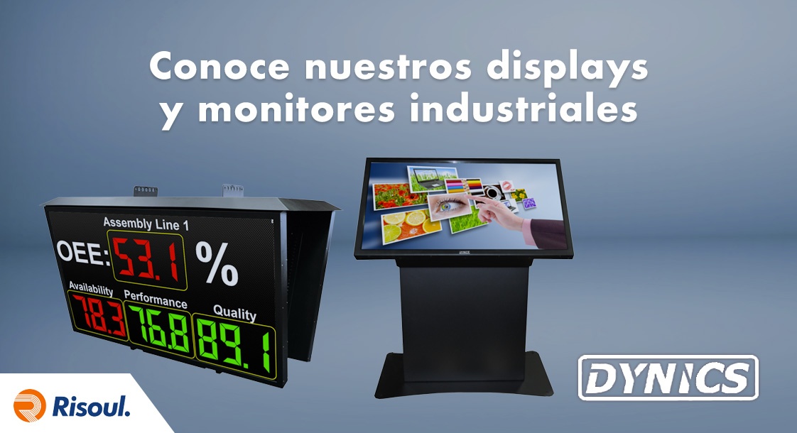 Conoce nuestros displays y monitores industriales Dynics