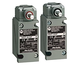 Interruptor de final de carrera Marca Allen Bradley modelo 802T