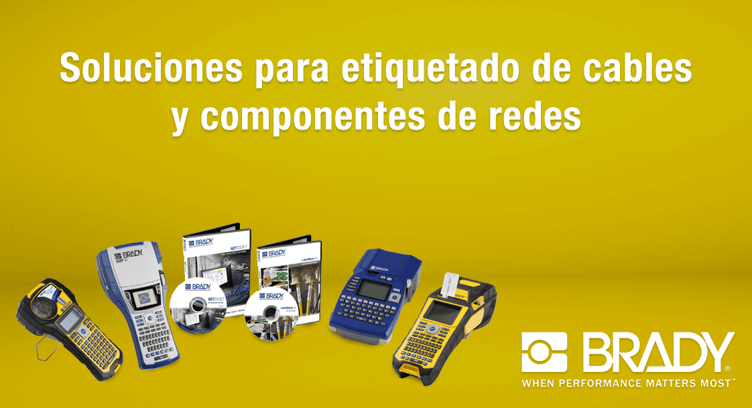 Soluciones Brady para etiquetado de cables y componentes de redes