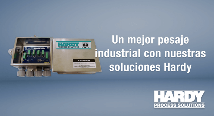 pesaje industrial con nuestras soluciones Hardy