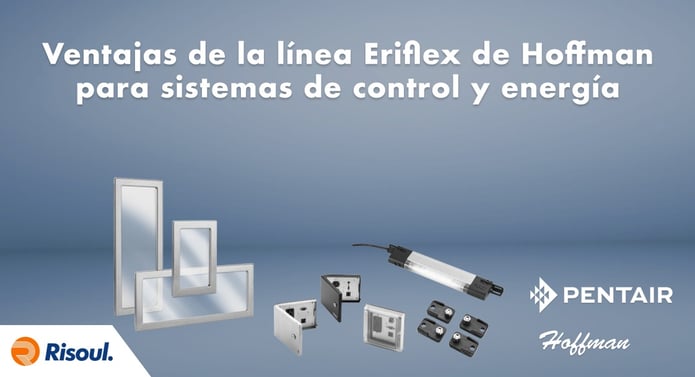 Ventajas de la línea Eriflex de Gabinetes Hoffman para sistemas de control y energía