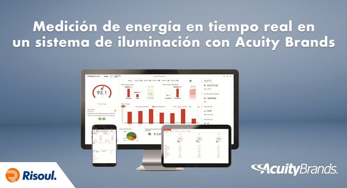 Medición de energía en tiempo real en un sistema de iluminación con Acuity Brands