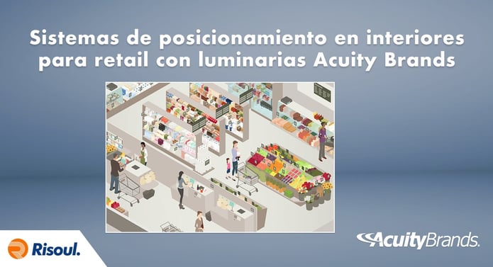 Sistemas de posicionamiento en interiores para retail con luminarias Acuity Brands