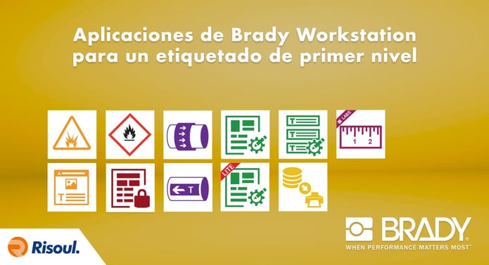 Aplicaciones de Brady Workstation para un etiquetado de primer nivel