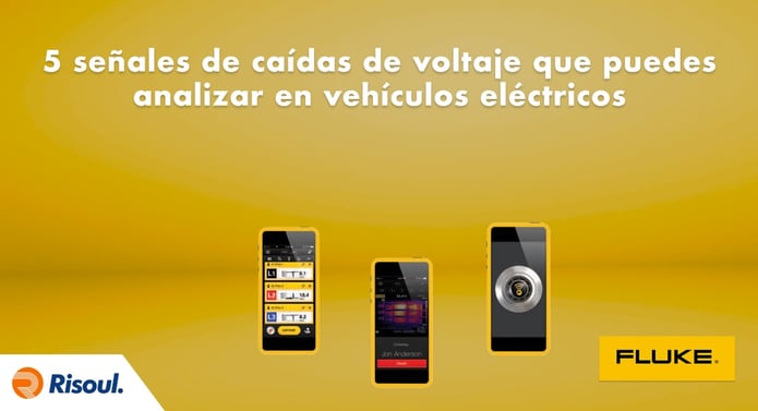5 señales de caídas de voltaje que puedes analizar con Fluke en vehículos eléctricos