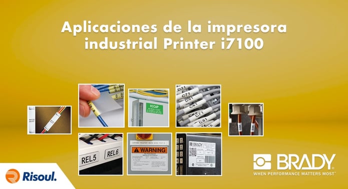 Aplicaciones de la impresora industrial Brady Printer i7100