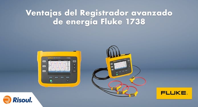 Ventajas del Registrador avanzado de energía Fluke 1738