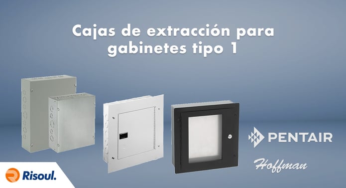 Cajas de extracción para gabinetes Hoffman tipo 1
