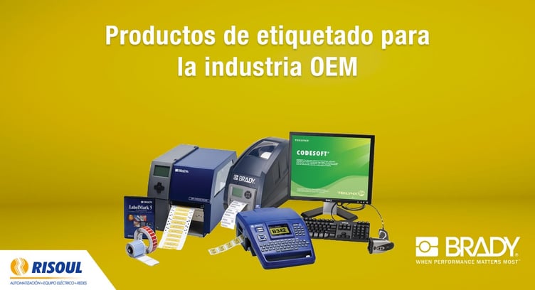 Productos de etiquetado Brady para la industria OEM
