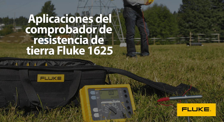 comprobador de resistencia de tierra Fluke 1625