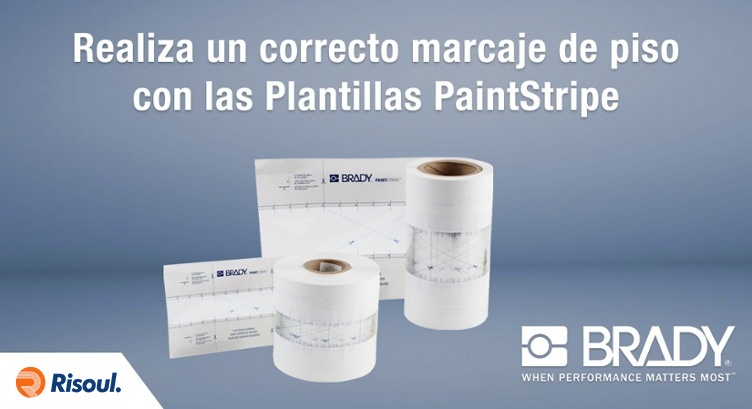 realiza un correcto marcaje de piso con las plantillas paintstripe de Brady.jpg