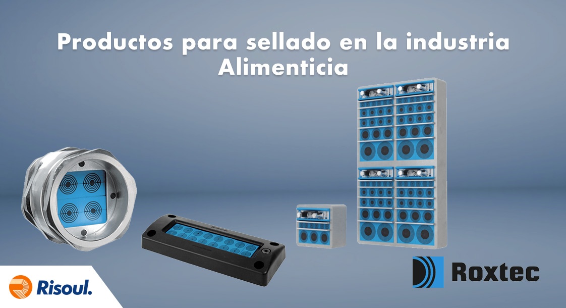 Productos Roxtec para sellado en la industria Alimenticia