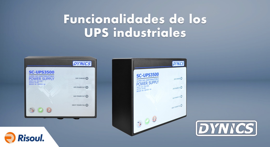 Funcionalidades de los UPS industriales Dynics