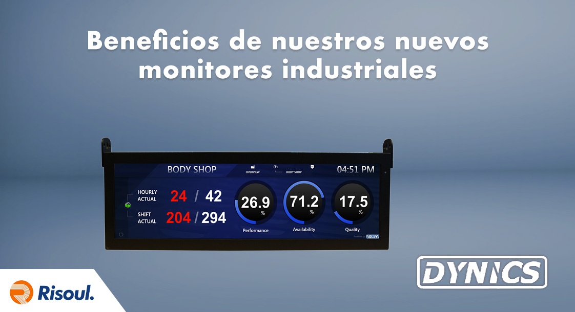 Beneficios de nuestros nuevos monitores industriales UW37 Dynics