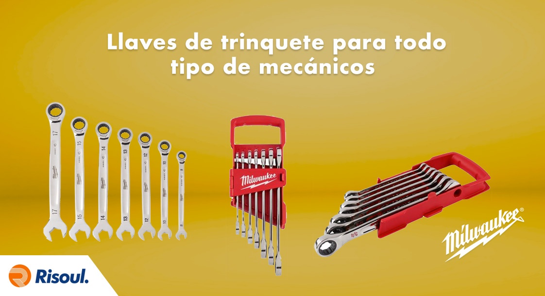Llaves de trinquete Milwaukee para todo tipo de mecánicos en la industria