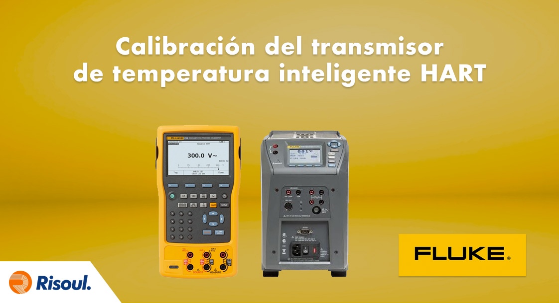 Calibración del transmisor de temperatura inteligente HART con Fluke