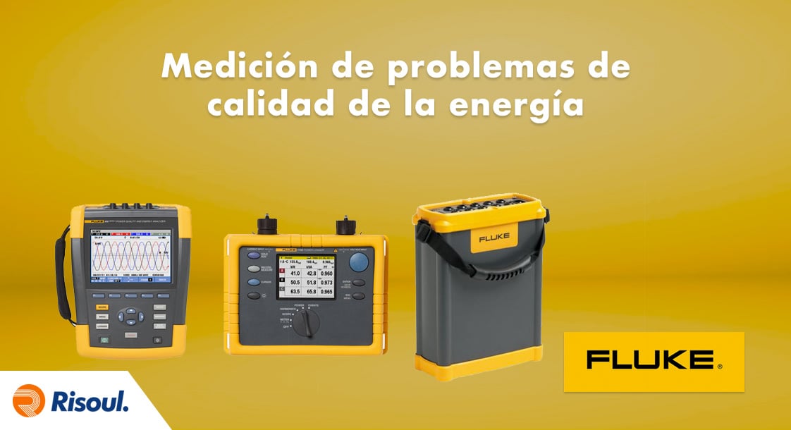 Medición de problemas de calidad de la energía con Fluke