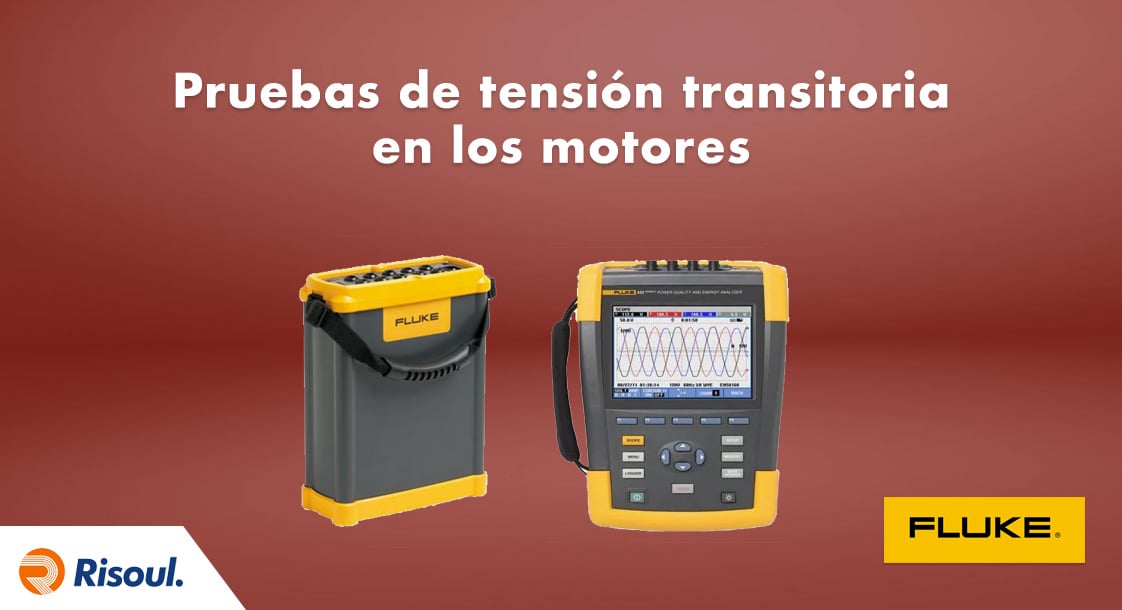 Pruebas de tensión transitoria en los motores con Fluke