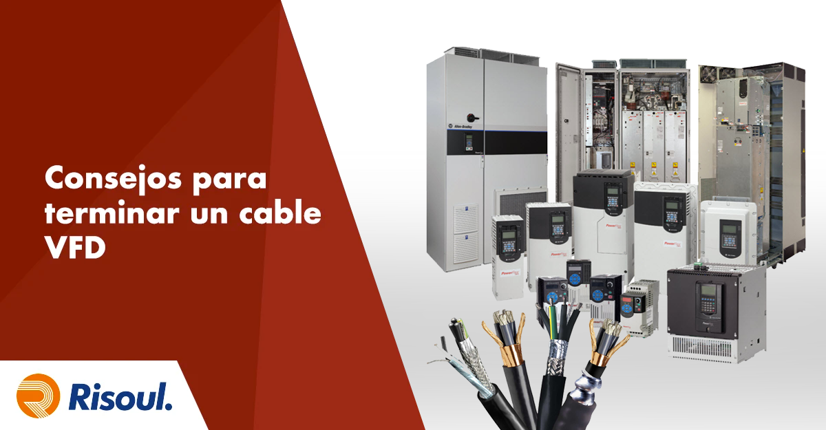 Consejos de Belden para terminar correctamente un cable VFD