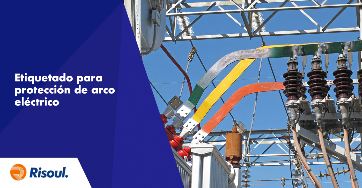 Etiquetado para protección de arco eléctrico