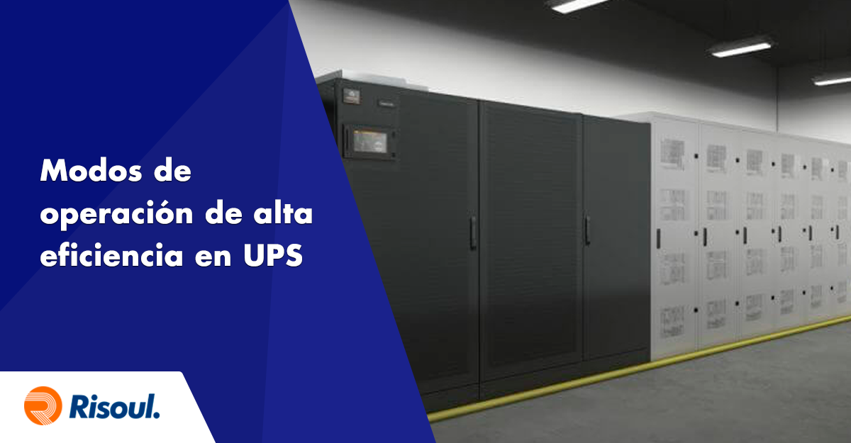 Modos de operación de alta eficiencia en UPS Vertiv