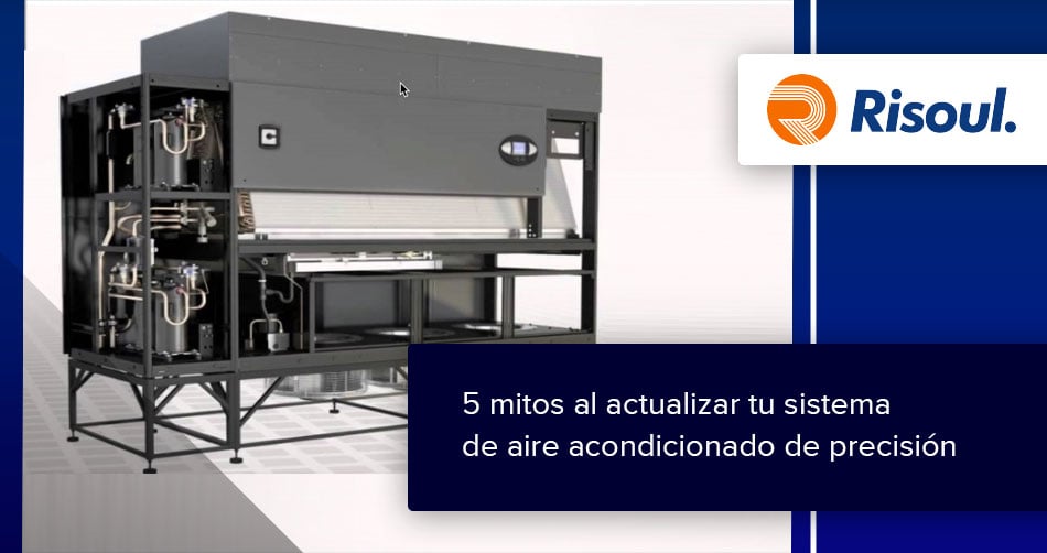 5 mitos al actualizar tu sistema de aire acondicionado de precisión para control crítico de temperatura