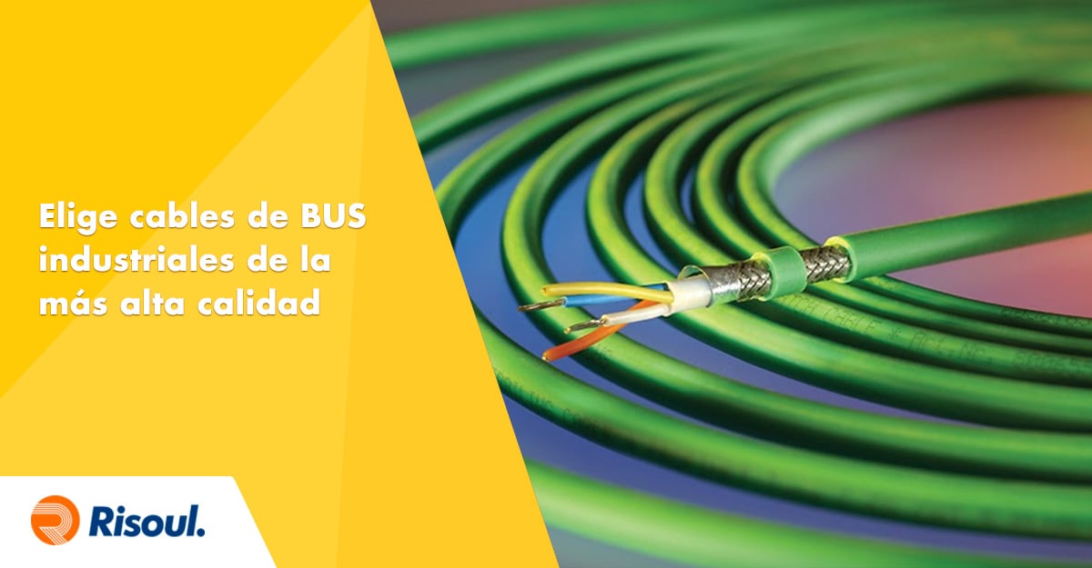 Elige cables de BUS industriales de la más alta calidad