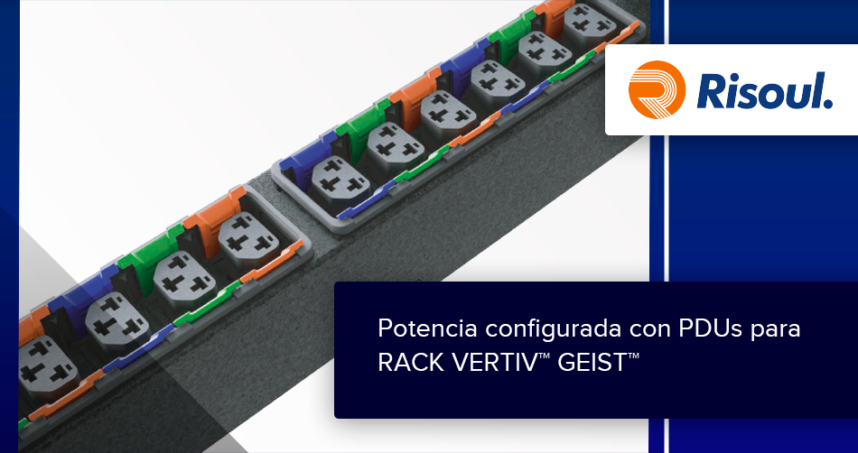 Potencia configurada con PDUs para RACK VERTIV™ GEIST™
