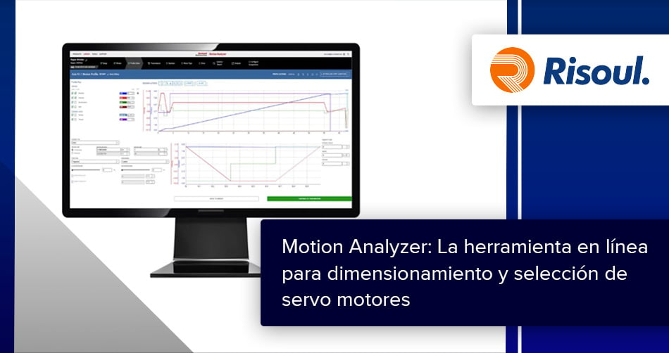 Motion Analyzer: La herramienta en línea para dimensionamiento y selección de servo motores