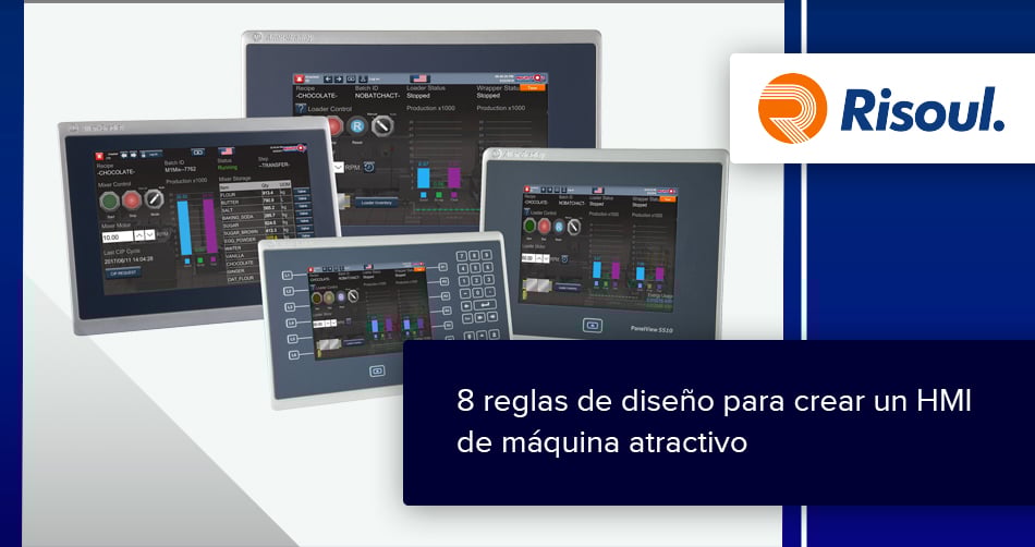 8 reglas de diseño para crear un HMI de máquina atractivo