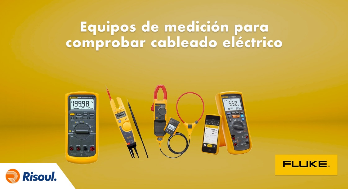 Equipos de medición Fluke para comprobación de cableado eléctrico y paneles