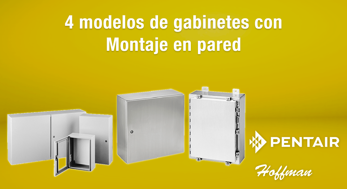 4 modelos de gabinetes Hoffman con Montaje en Pared