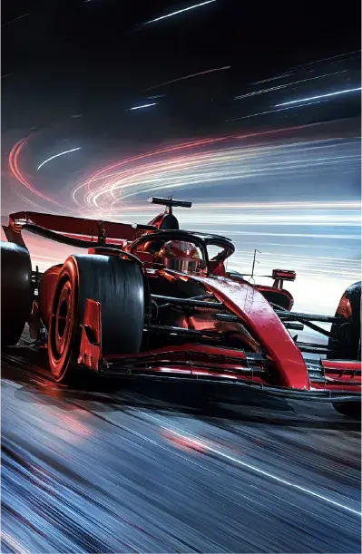 Automóvil de Fórmula 1 representando F1 Arcade Boston
