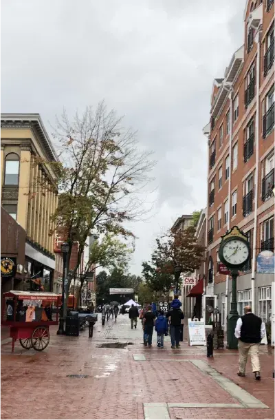 Calle histórica de Salem, Massachusetts