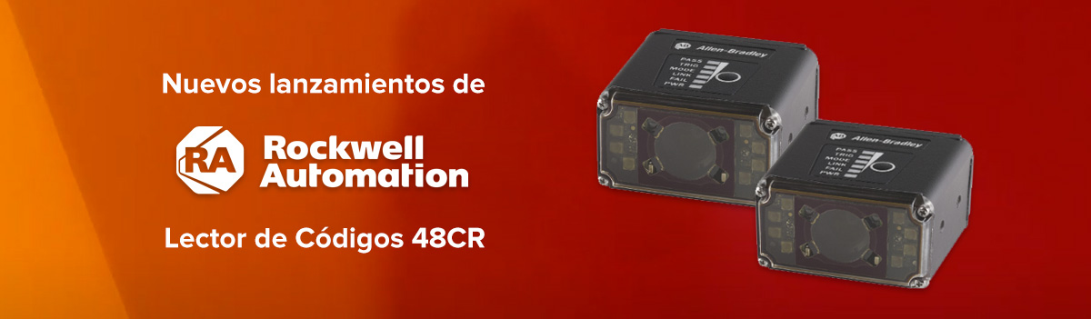 Lector de códigos 48CR Rockwell Automation