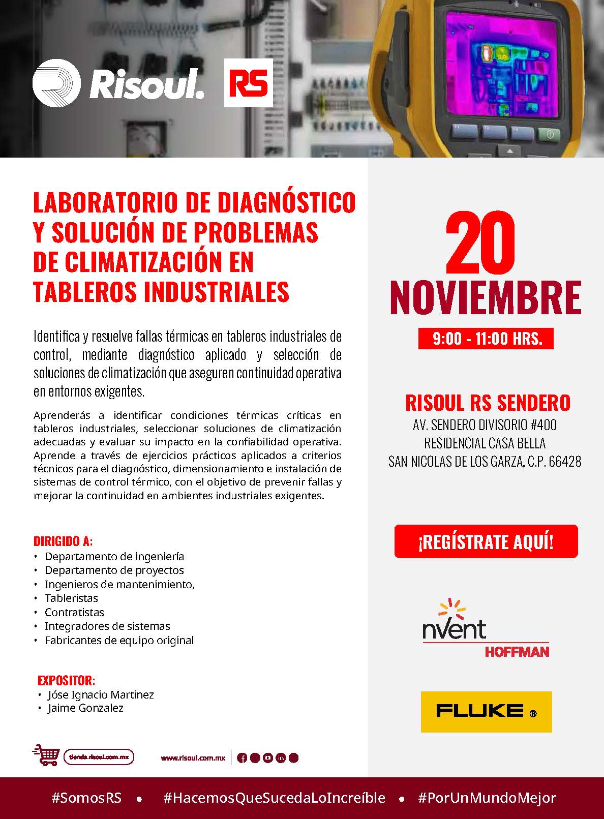 LABORATORIO DE DIAGNÓSTICO Y SOLUCIÓN DE PROBLEMAS DE CLIMATIZACIÓN EN TABLEROS INDUSTRIALES RisoulRS